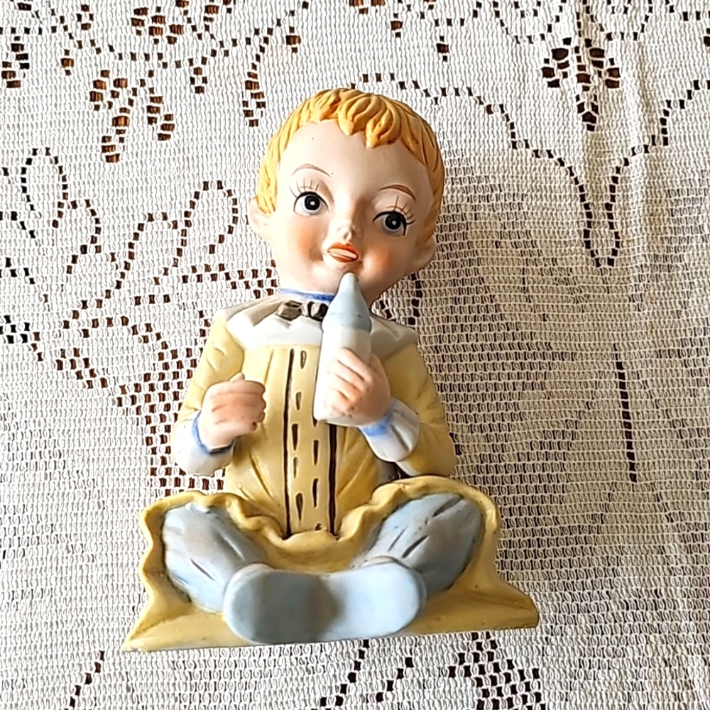 Piano Doll Figurine